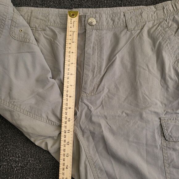 Columbia Men's Large Omni Wick Advanced Evaporation Hiking  Tan Cargo Shorts - Picture 11 of 13